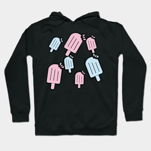 cotton candy popsicle pattern Hoodie